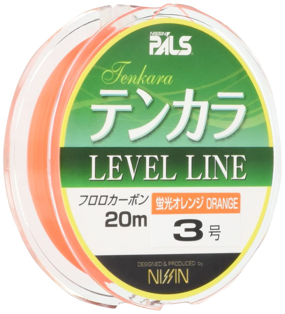 Uzaki Nissin Oniryu Tenkara Line 20m orange for precise casts and high visibility.