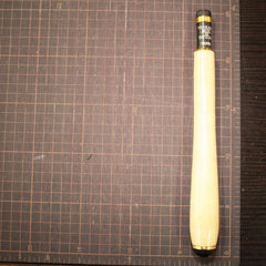 Laser-engraved metal fittings on Uzaki Nissin Tenkara Mini 3218