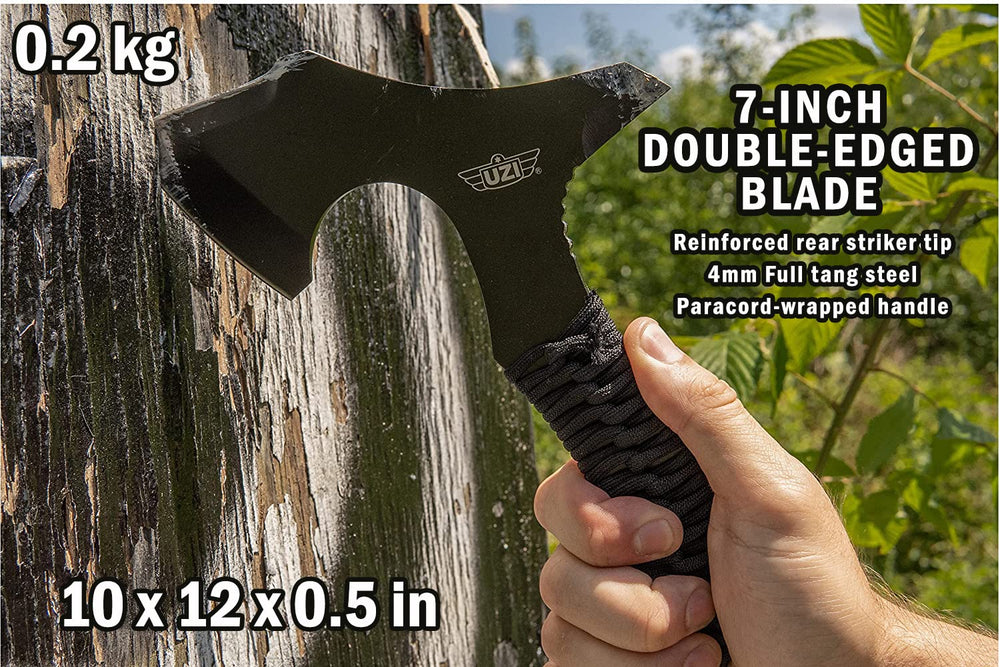 UZI axe with lanyard attachment for easy carry and quick access