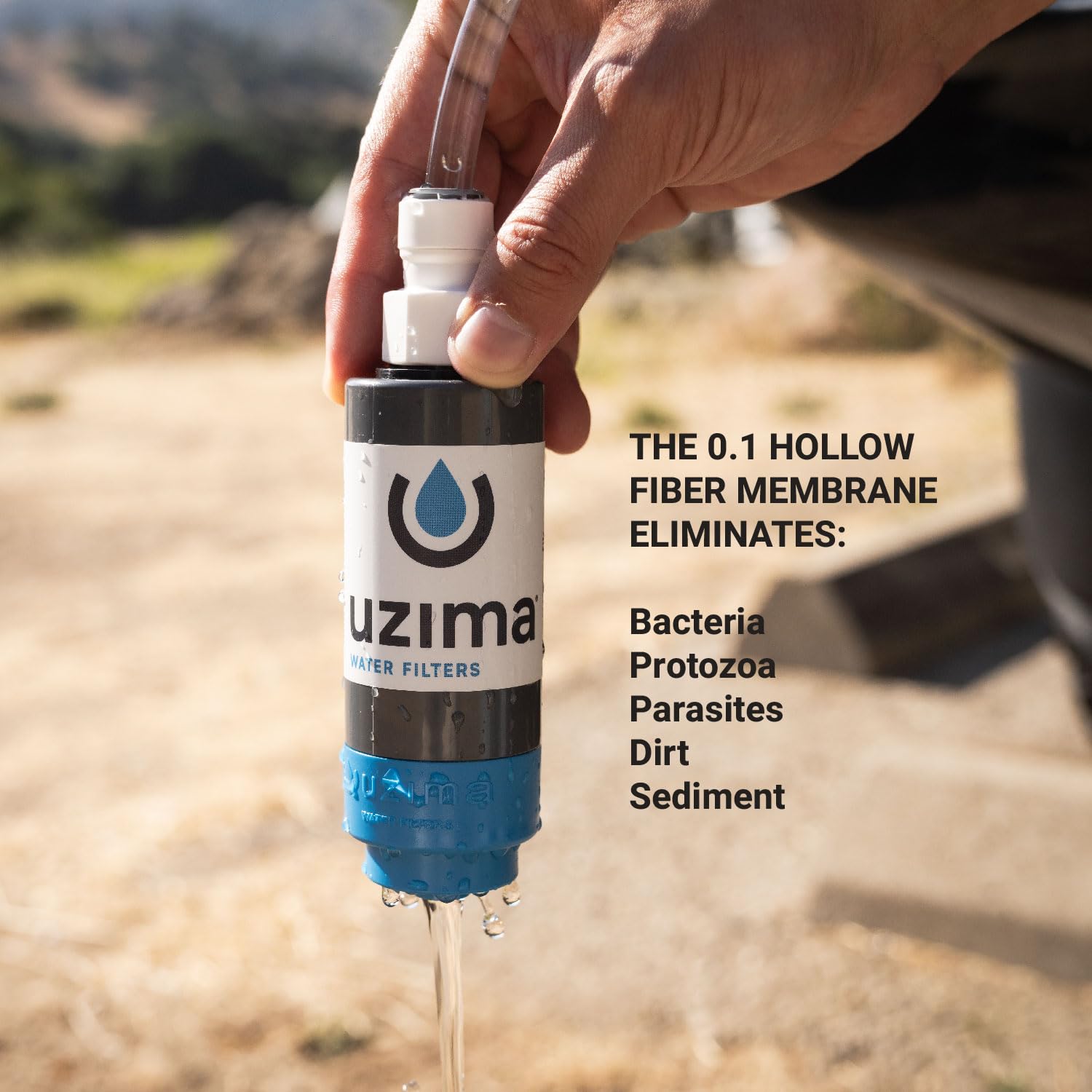 Uzima UZ-2 compatible replacement kit simplifies setup for emergency filtration.