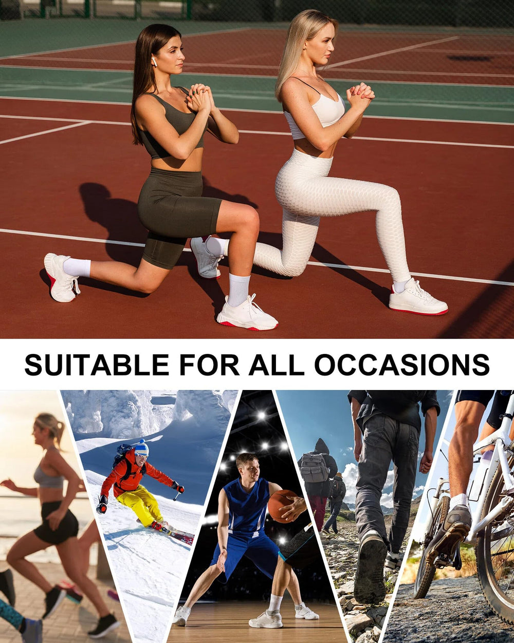 Vabean daily wear socks in shoes demonstrate all-day comfort