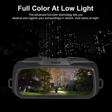 VABSCE night vision binoculars IR display highlights color and clarity in dim conditions