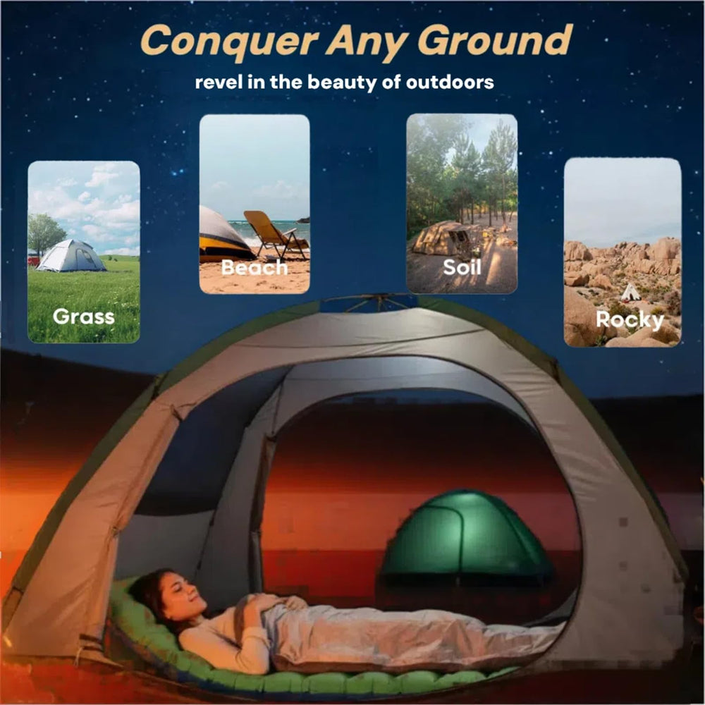 VALEHOWL sleeping pad weighs 2.4 pounds for lightweight travel
