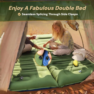 VALEHOWL sleeping pad used for camping, beach, car trips and indoors