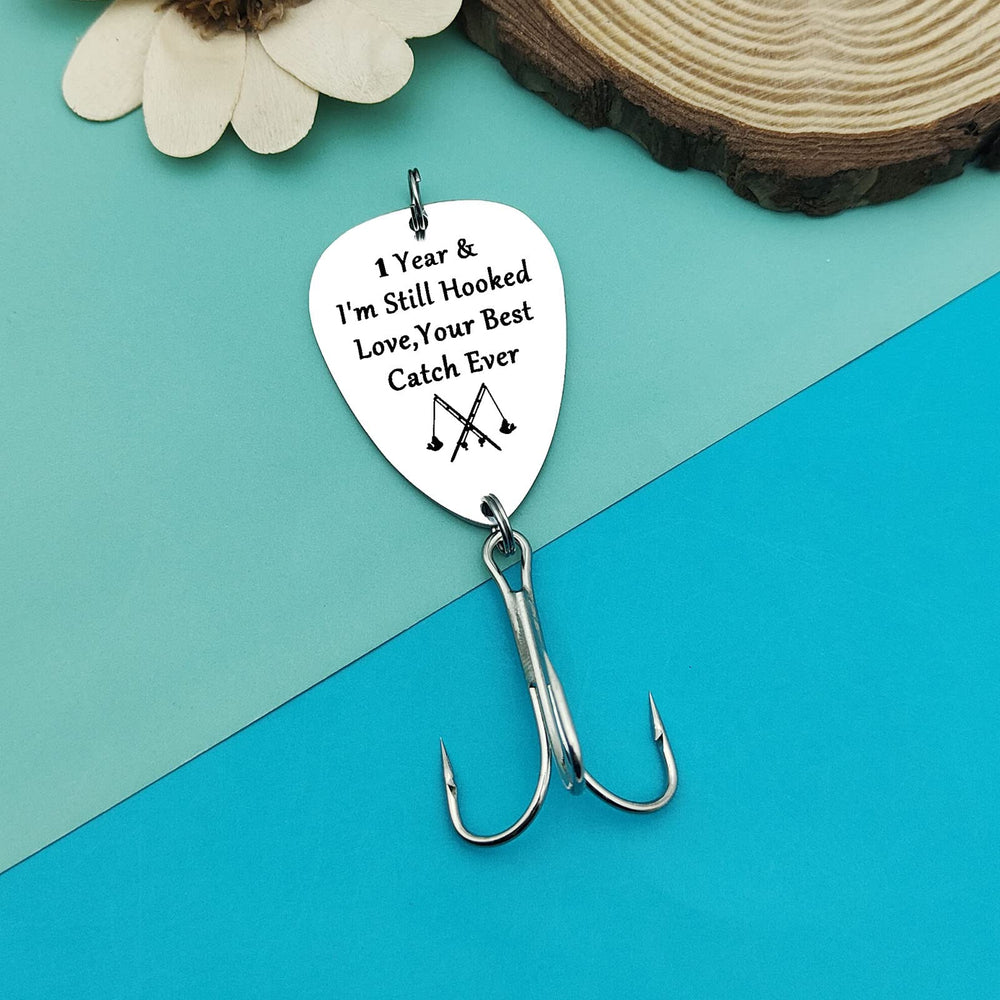 Valentine's Day fishing hook gift