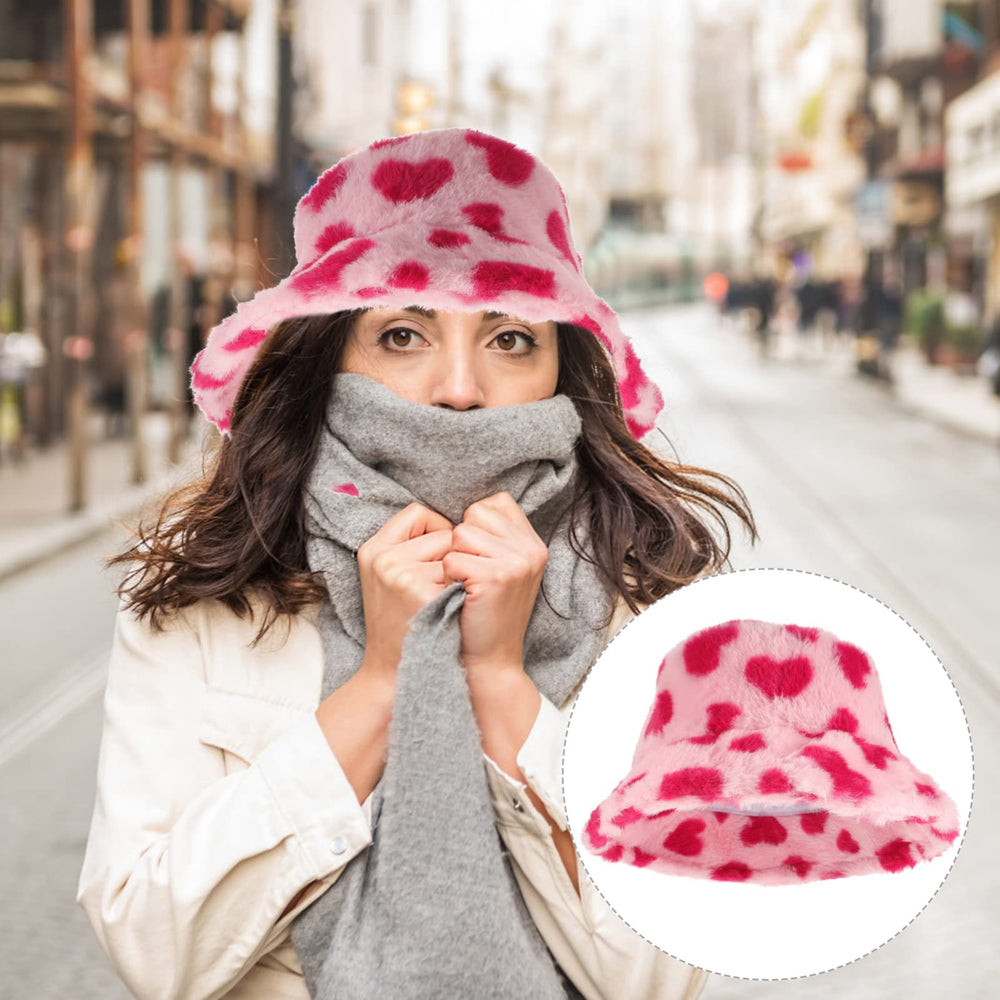 VALICLUD Love Fisherman Hat folded in a bag, travel-ready warmth