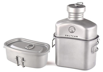 Valtcan 400ml cup stacked with kit for compact packing
