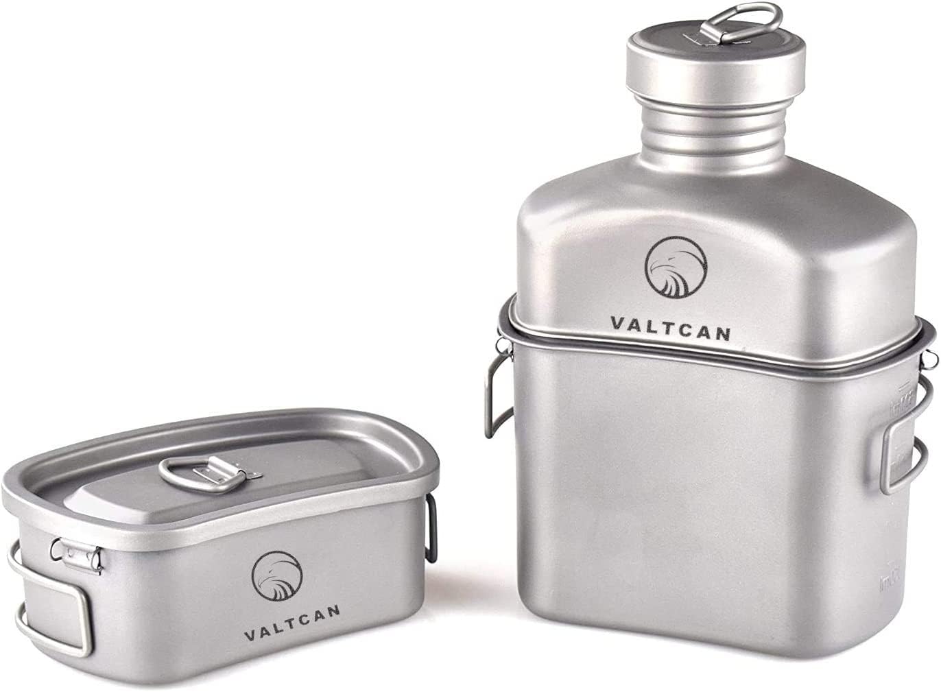 Valtcan mess kit 750ml cup ready for boiling and eating on adventures