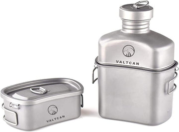 Valtcan mess kit 750ml cup ready for boiling and eating on adventures