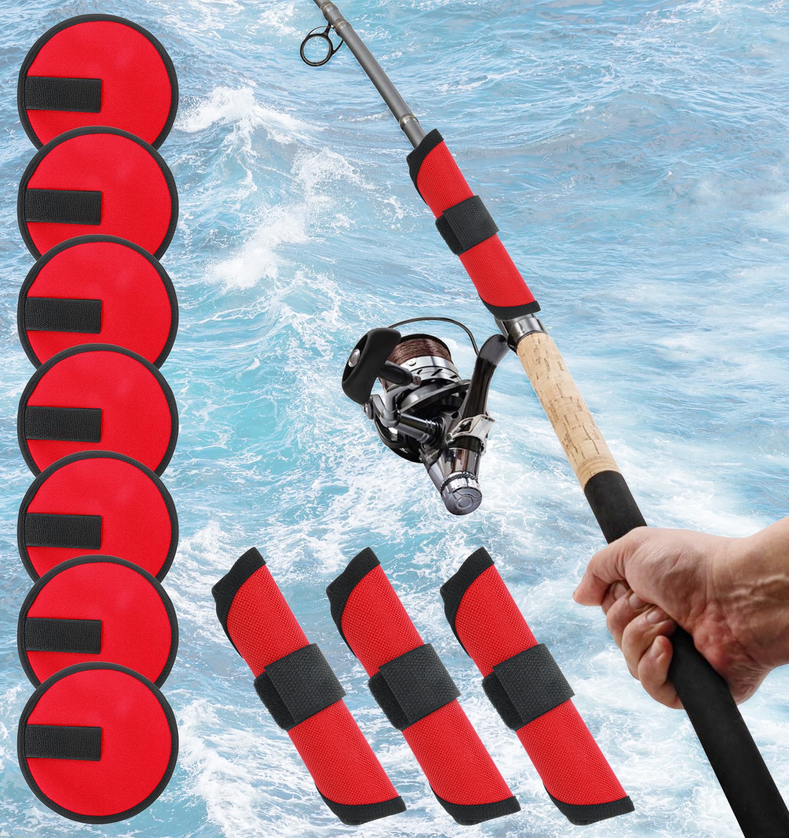 Secure closure and lightweight design of fishing lure wrap