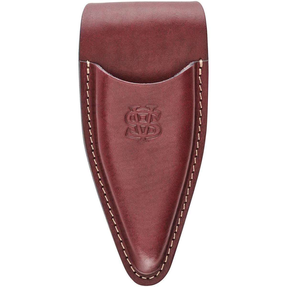 Pliers with lanyard attached in leather sheath