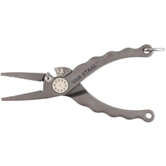 Van Staal Titanium Gray 6in Pliers front view shows rust-resistant finish.