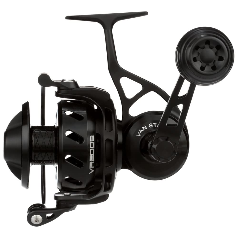 Van Staal VR spinning reel includes bail-less kit for versatile fishing styles.