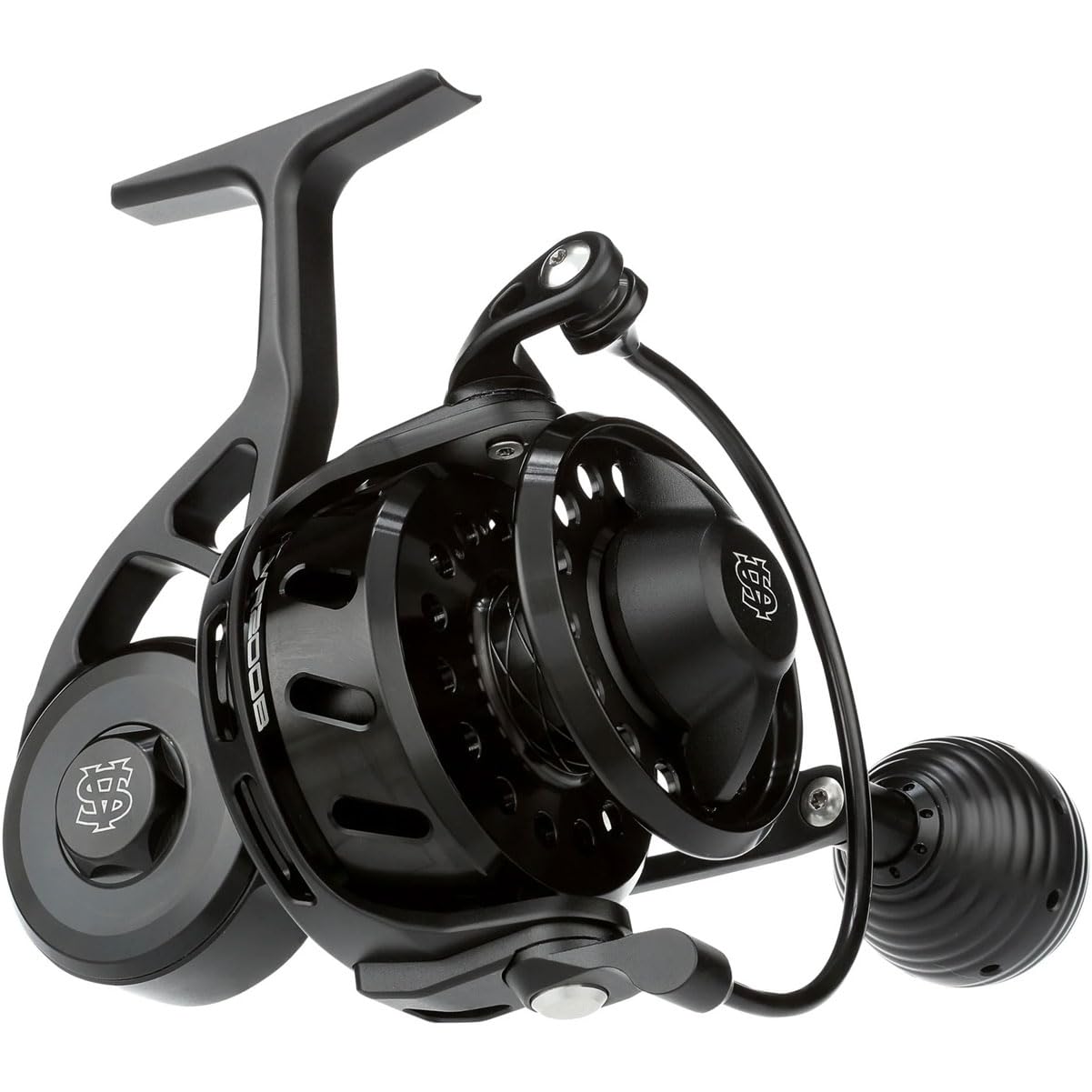Van Staal VR200B bail spinning reel shown for saltwater use with a rugged sealed design
