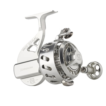 Van Staal VSX2 bail-less reel body shows rugged one-piece construction for durability
