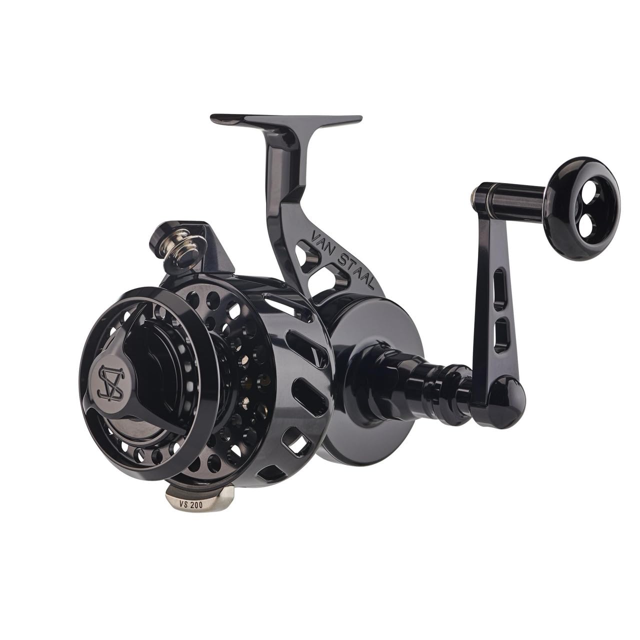 Van Staal VSX2 PowerGrip drag-knobs provide ergonomic control for precise adjustments.