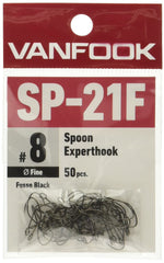Vanfook 38897 Spoon Experthook in action shows precise gape for tiny bites