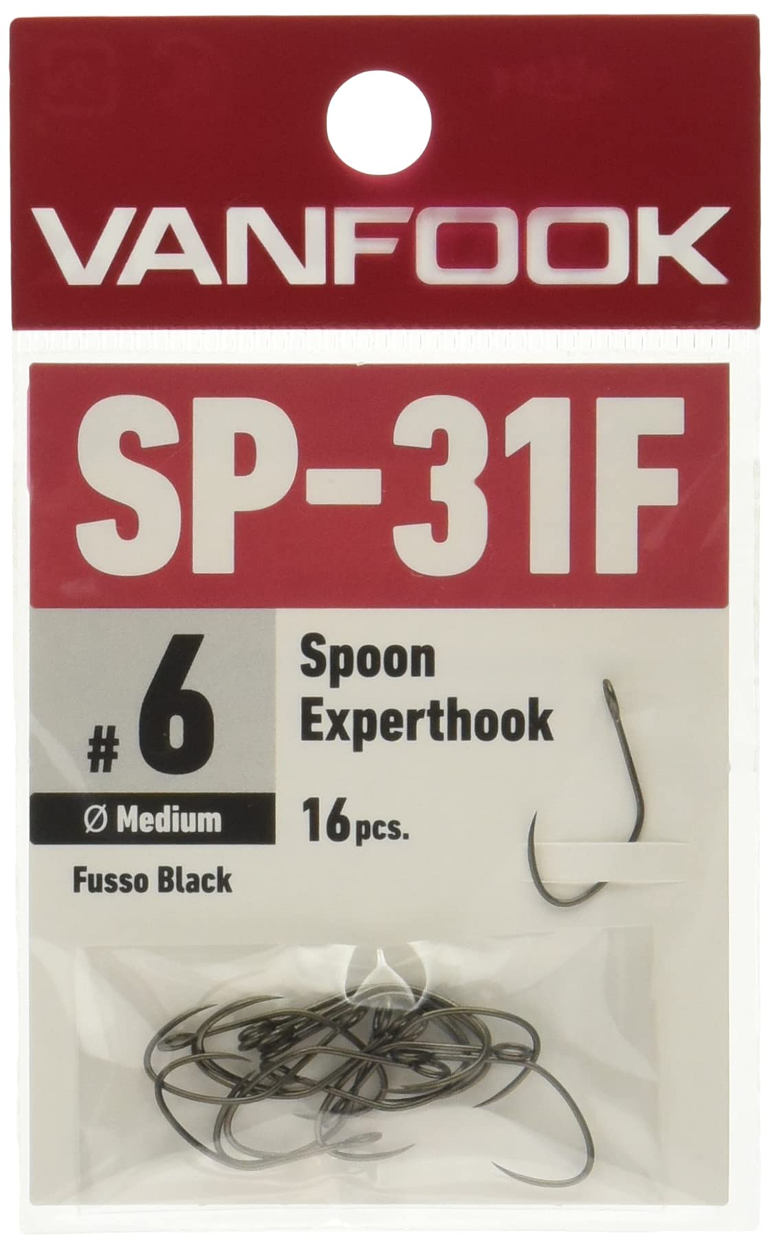 Vanfook 38958 Spoon Experthook front view improves quiet-strike capture