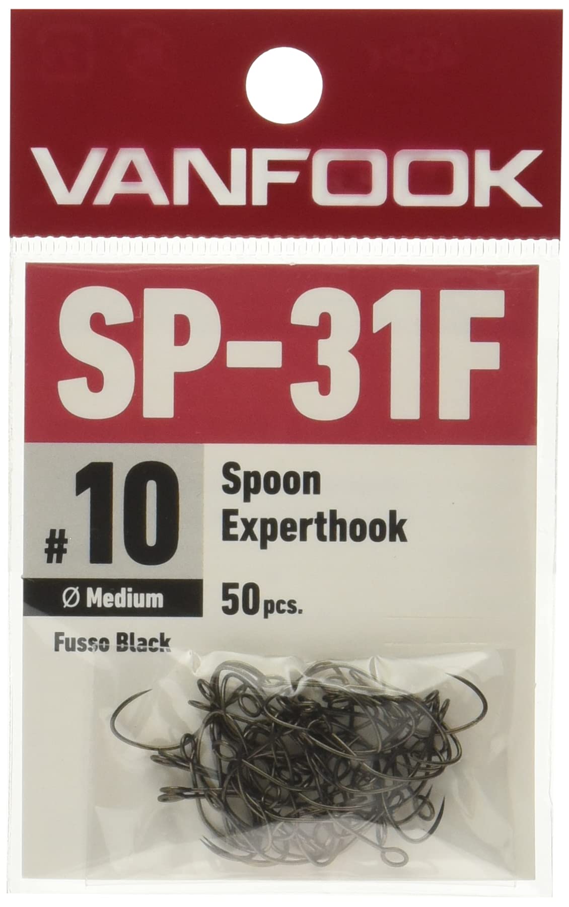 VanFook 38972 Spoon Experthook Medium SP-31F Fusso Black catching subtle bites.