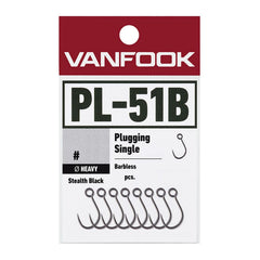 VANFOOK 39924 PL-51B close-up shows a sharp barbless hook for precise baiting.