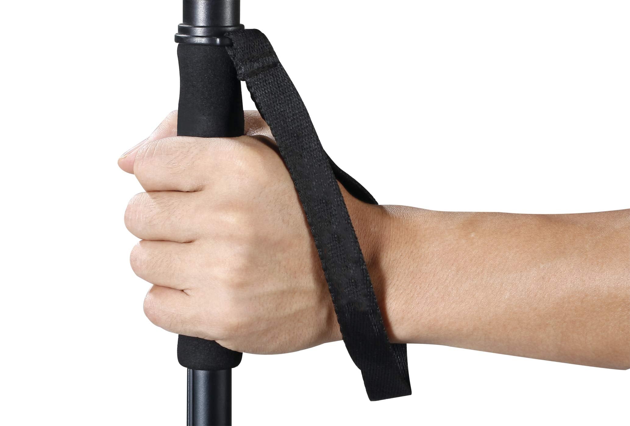 Foam hand grip with wrist strap on Vanguard Scout M62