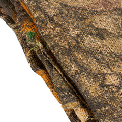 Vanish blind burlap material close-up for concealment