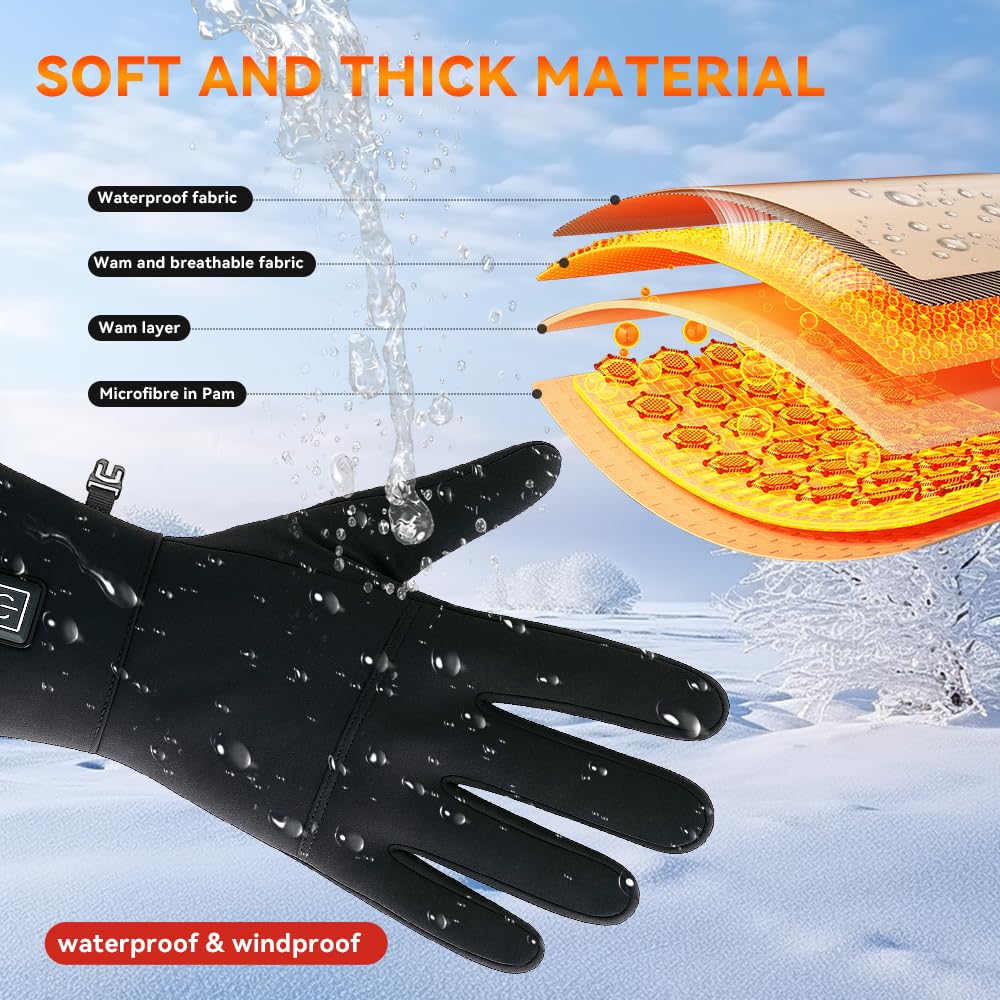 VanSmaGo heated gloves highlight fingertip warmth for precise cold-weather comfort.