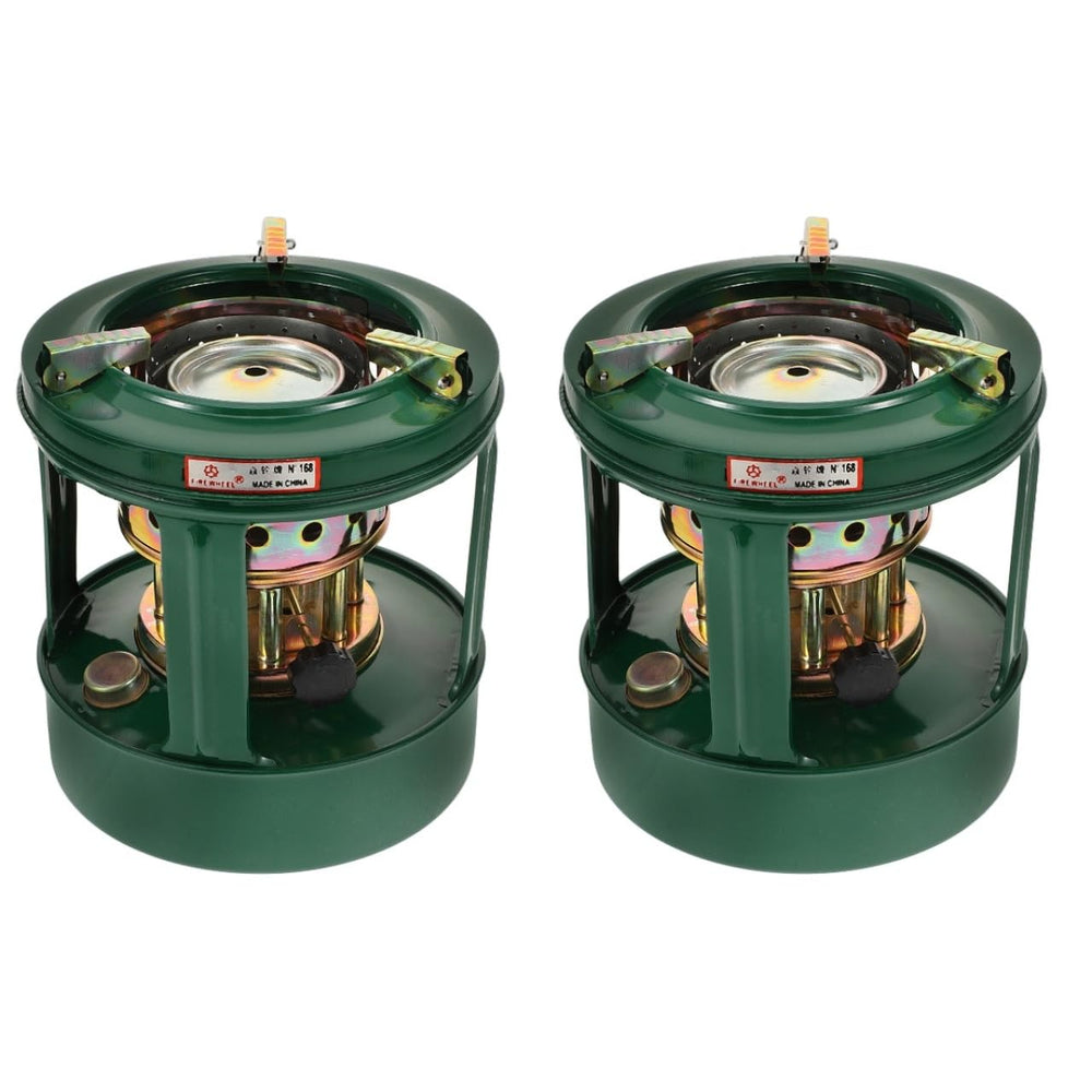 VANZACK 2Pcs portable kerosene stove camping setup for outdoor cooking