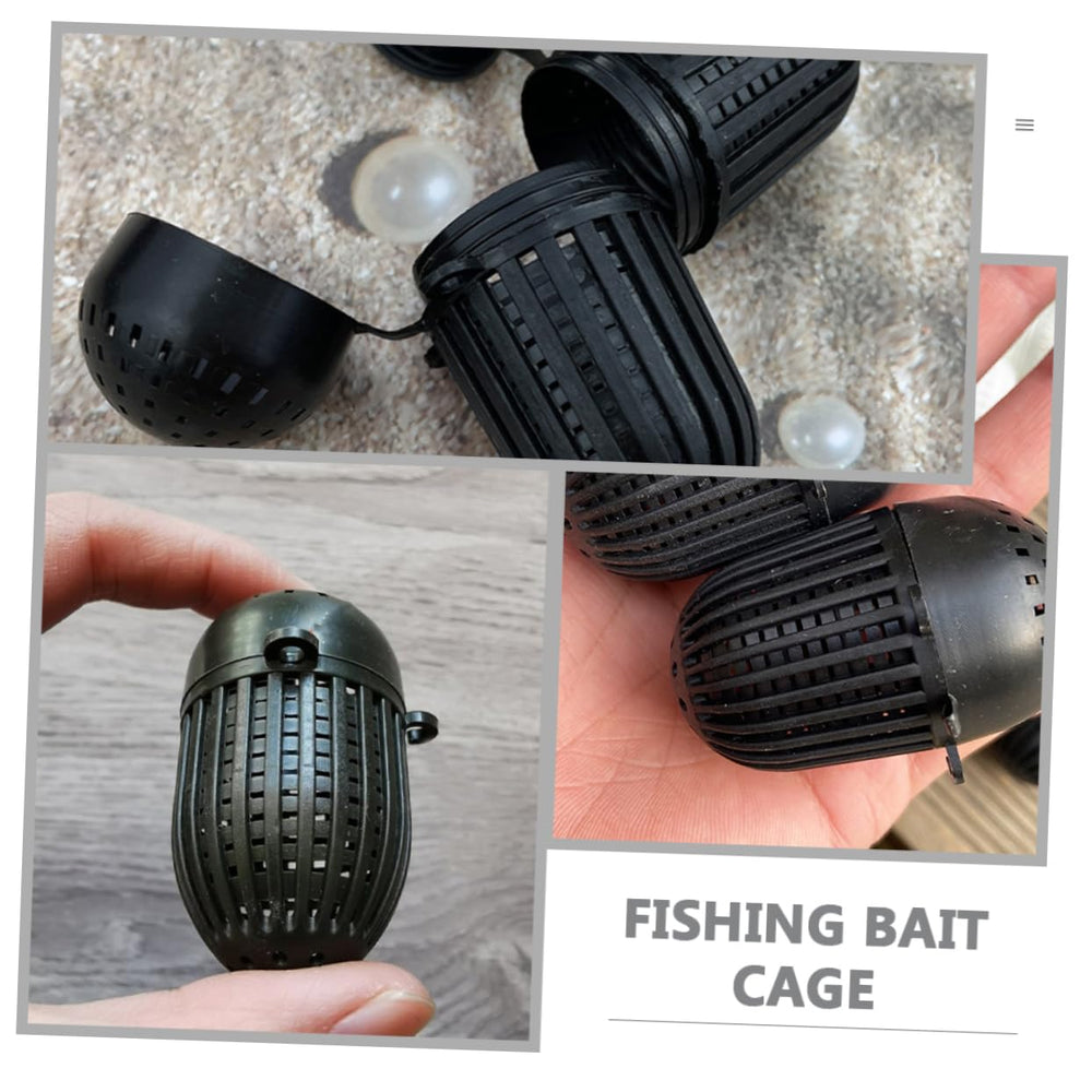 Close-up of durable lightweight plastic bait cage