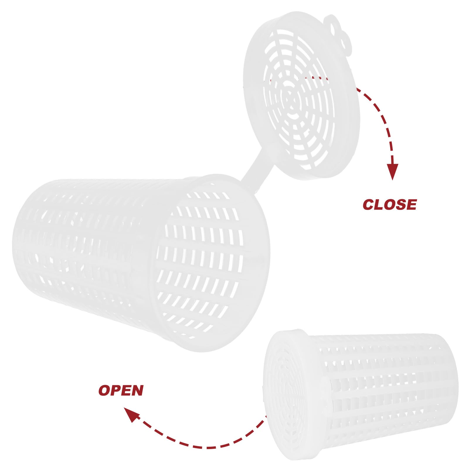 VANZACK durable plastic bait box withstands rugged fishing trips