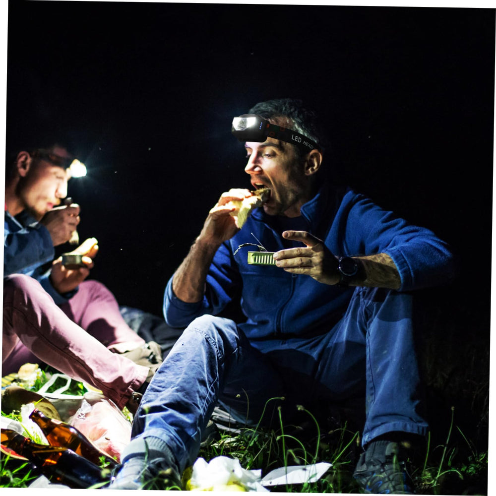 VANZACK headlamp emits a 5W LED for bright nighttime visibility