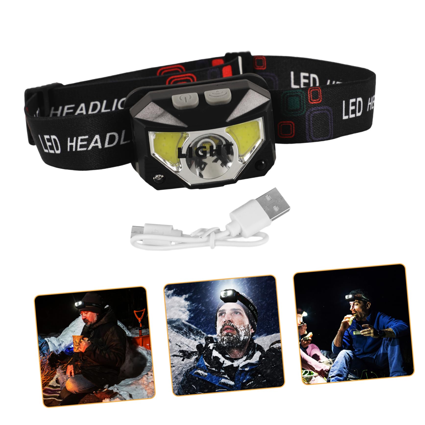 VANZACK headlamp with durable ABS housing for rugged use
