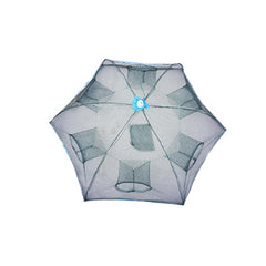 VANZACK portable folded fishing net with entrance 15x8 cm for quick setup.