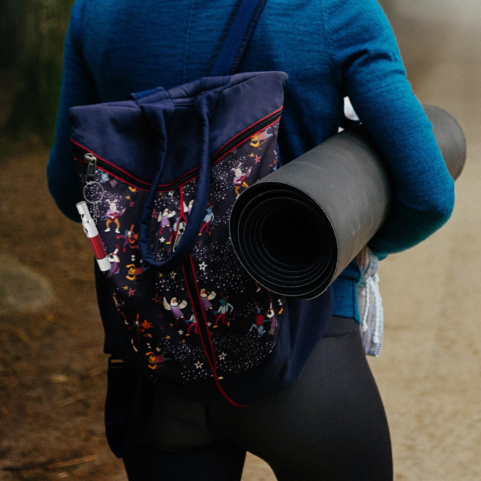 VANZACK portable keyring light; handy device for late-night tasks.