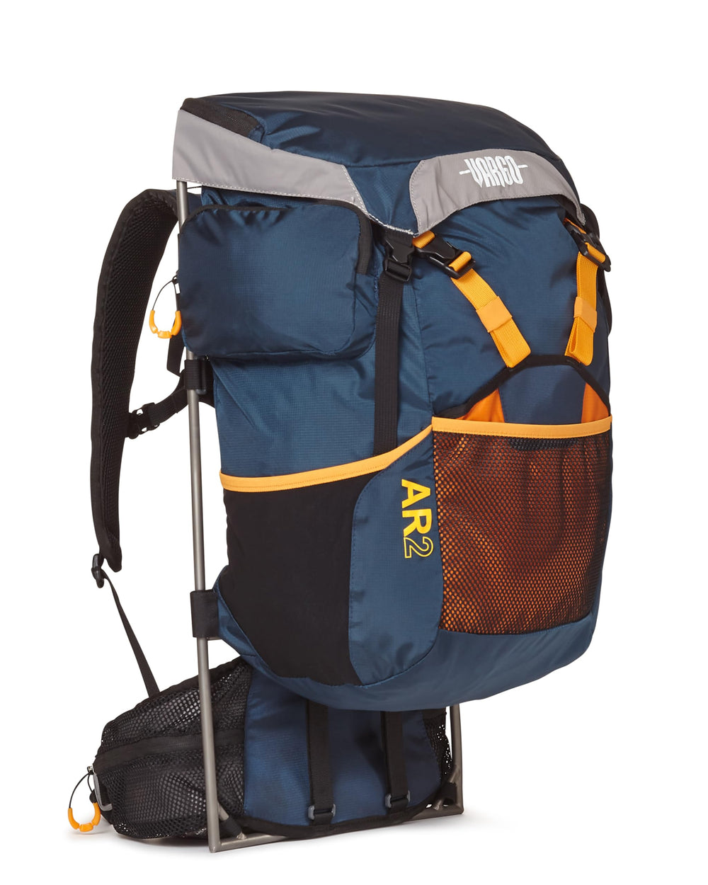 Vargo ExoTi AR2 lumbar support plate directs weight to hips for comfort.