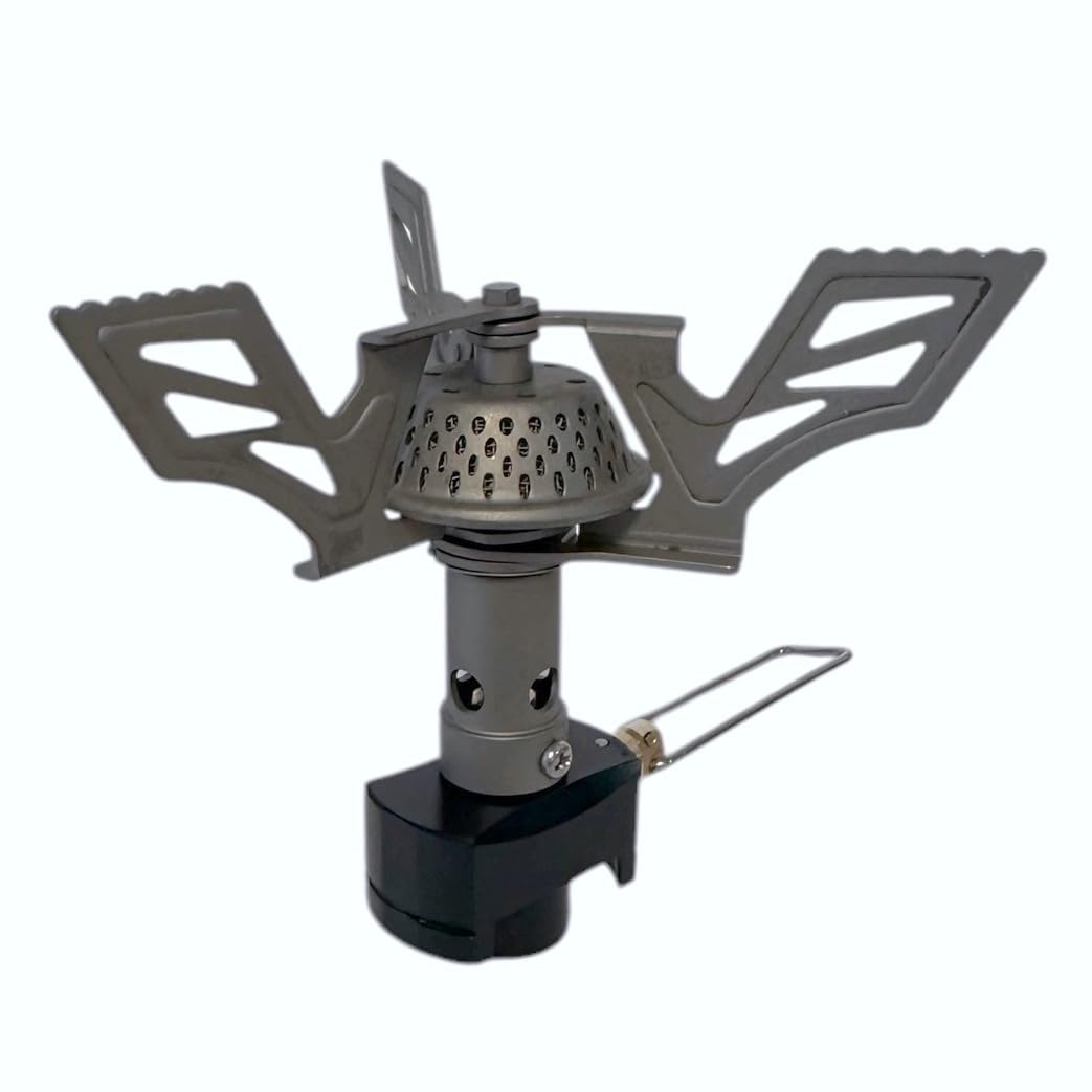 Vargo Jet-Ti 2 stove delivers 9000 BTU high heat for fast meals.