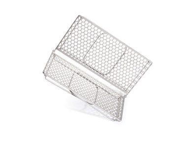 Vargo Titanium Bifold Grill folded compact for easy transport