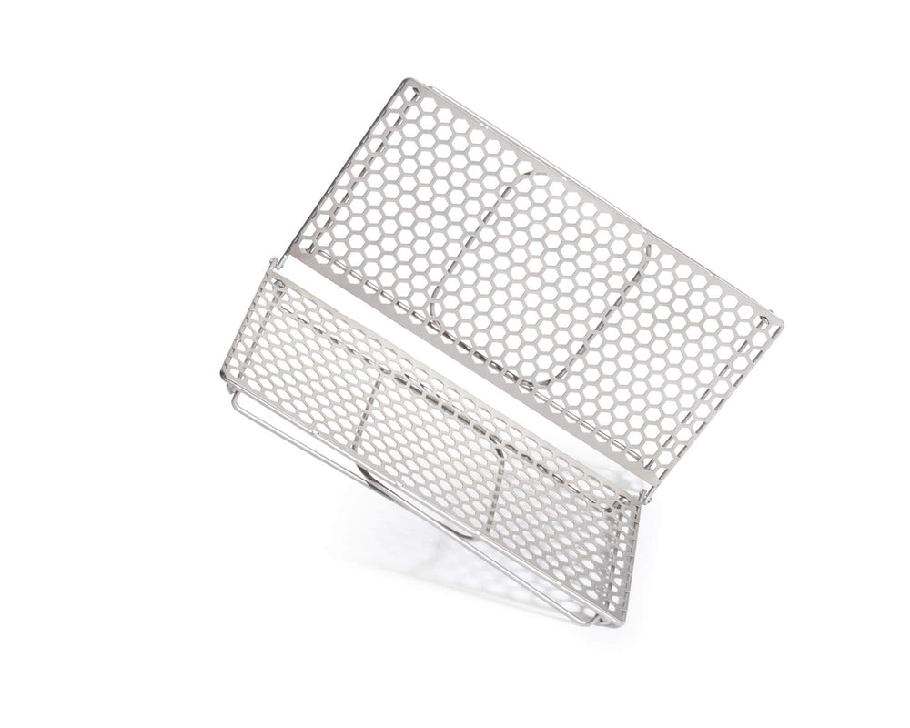 Vargo Titanium Bifold Grill folded compact for easy transport