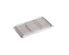 Vargo Titanium Bifold Grill legs extended for stable cooking on uneven ground