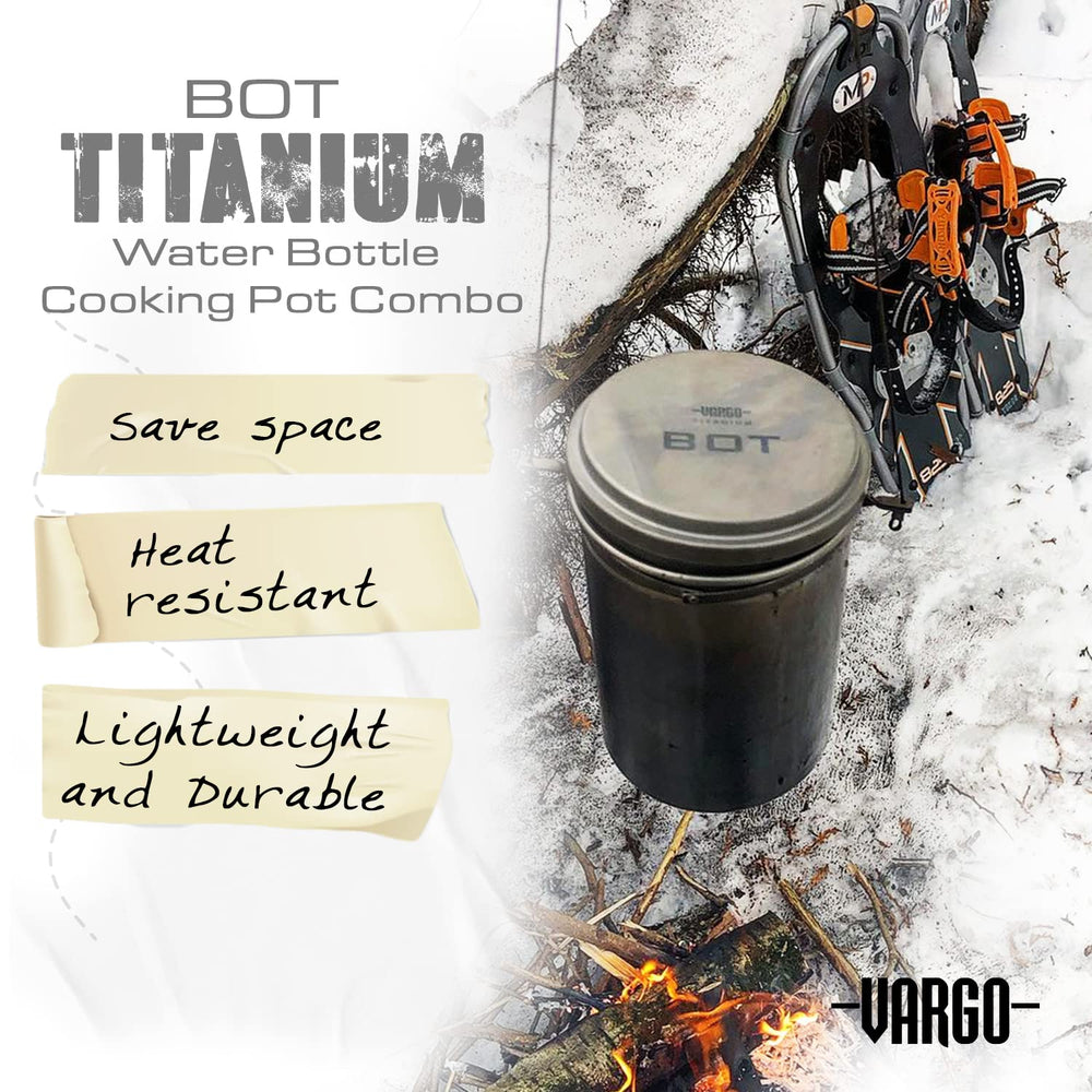 Vargo BOT wide-mouth design eases filling and cleaning on the go
