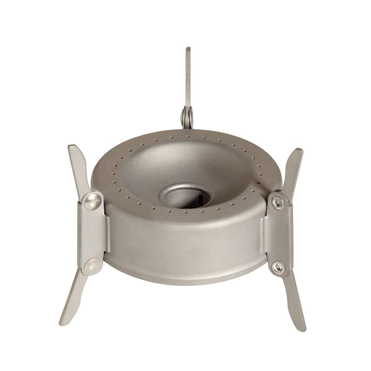 Vargo Triad Titanium Stove assembled for travel-ready cooking versatility.
