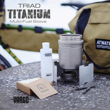 Vargo Triad Titanium Stove fuel reclaim reduces waste and mess.