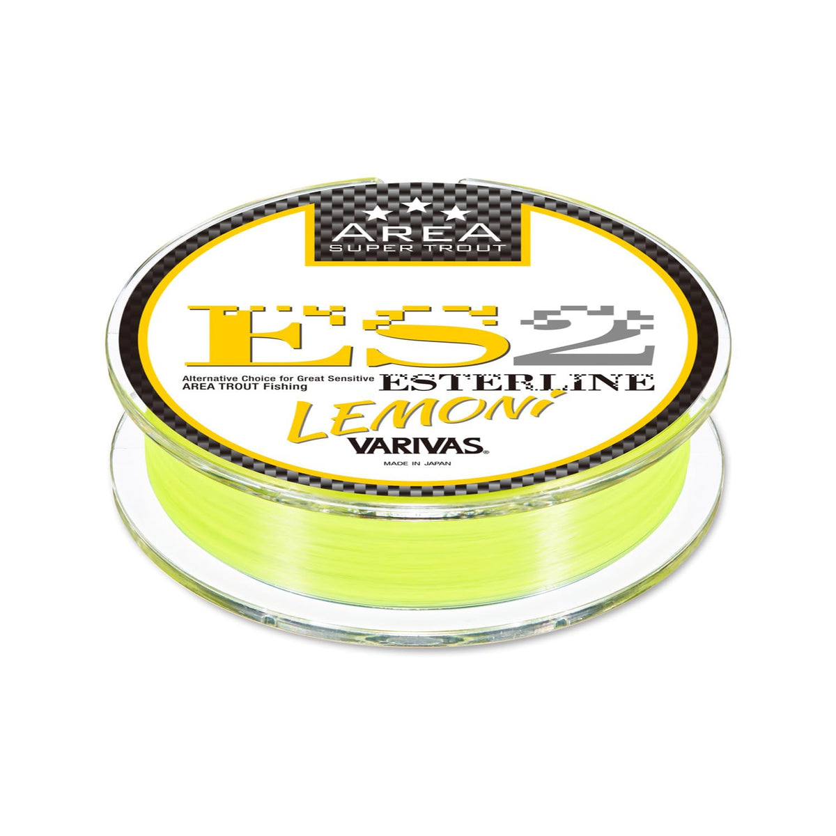 Varivas Area Super Trout ES2 Esterline Lemoni spool for ultralight finesse presentations.