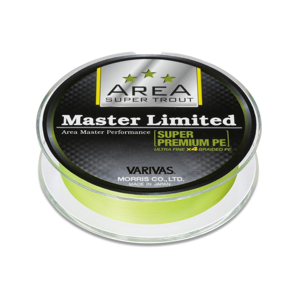 VARIVAS Area Super Trout Master PE x4 in Yellow, 75m, 0.175mm diameter