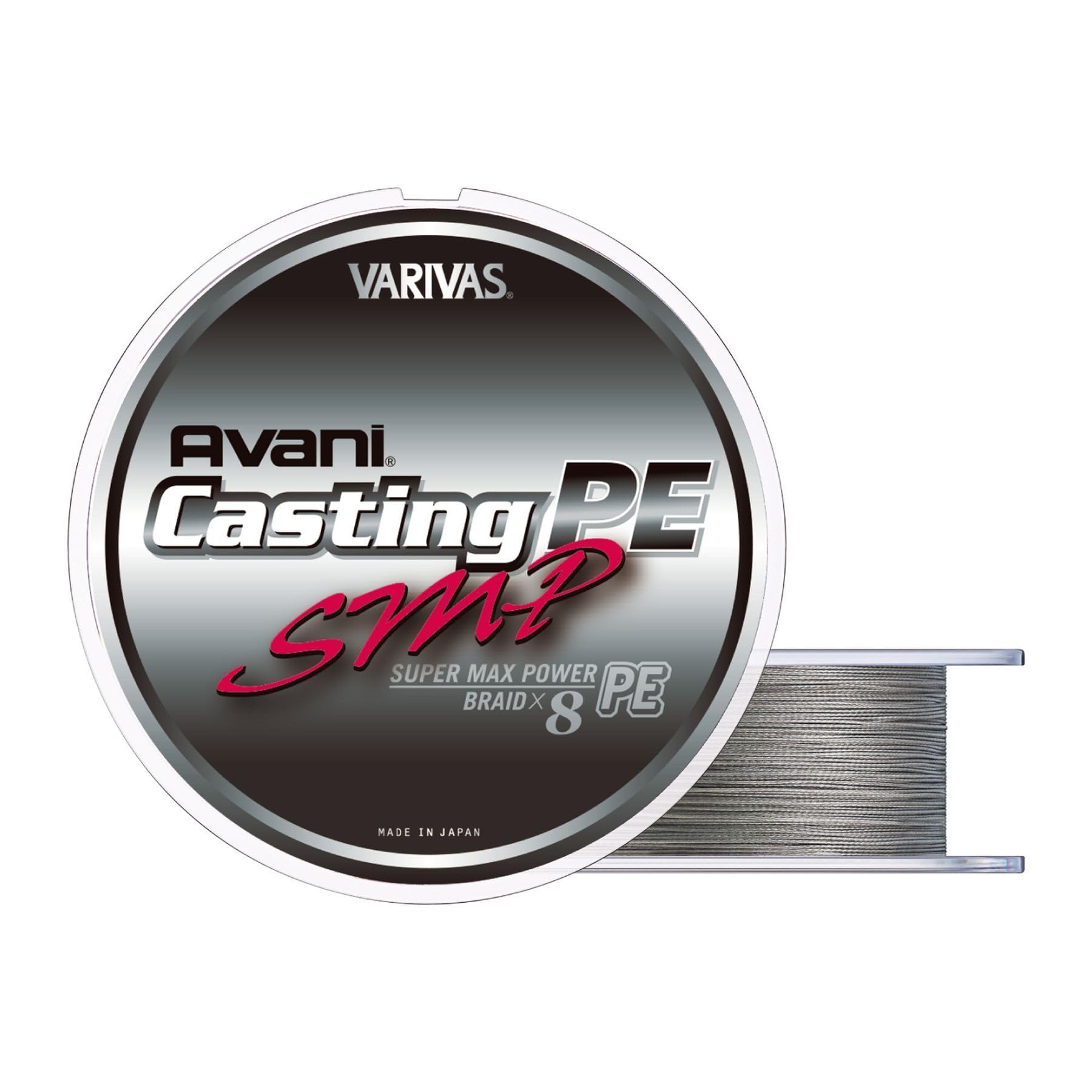 Varivas Avani Casting SMP PE 80lb #5 spool for heavy-duty casting