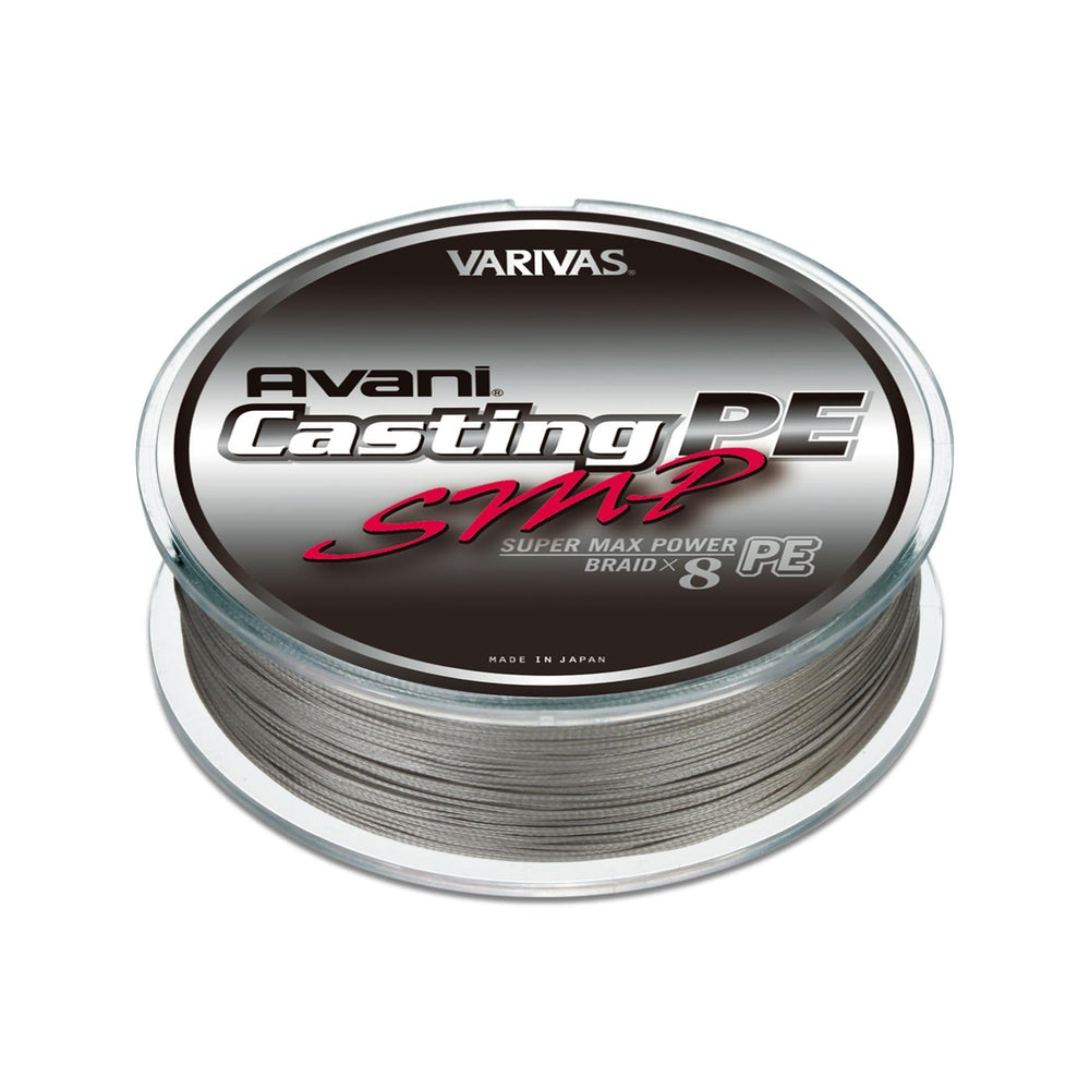 VARIVAS Avani Casting SMP PE 8-strand braid closeup for smooth flight distance.