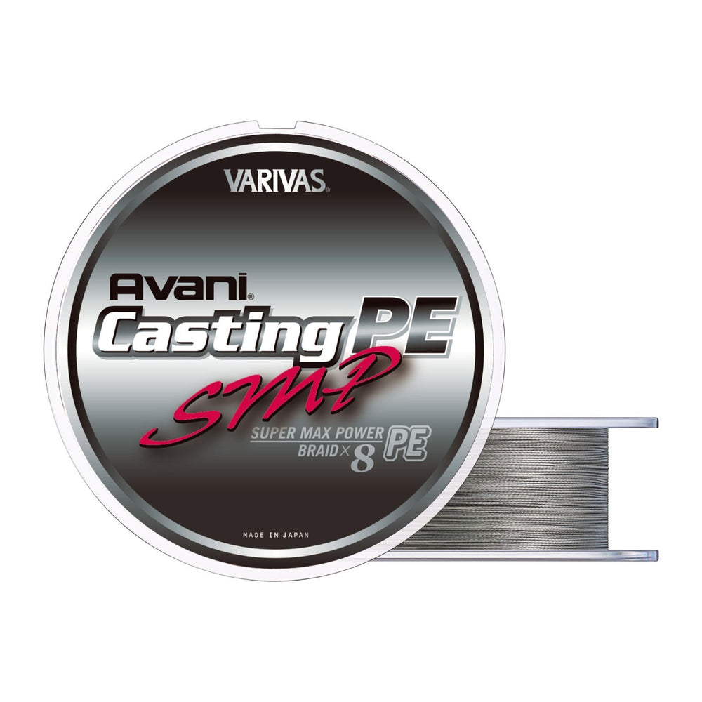 Varivas Avani Casting SMP PE coating close-up highlighting SMP durability
