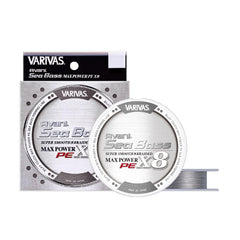 VARIVAS Avani Sea Bass Max Power PE x8 in status gold braid, high sensitivity and control.