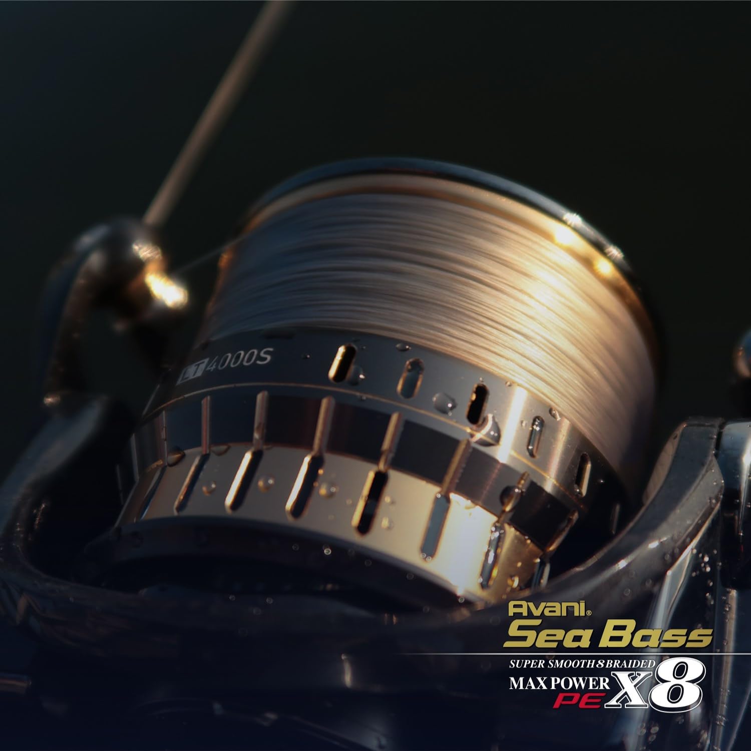 VARIVAS Avani Sea Bass Max Power PE x8 ultra-smooth diameter reduces line friction.