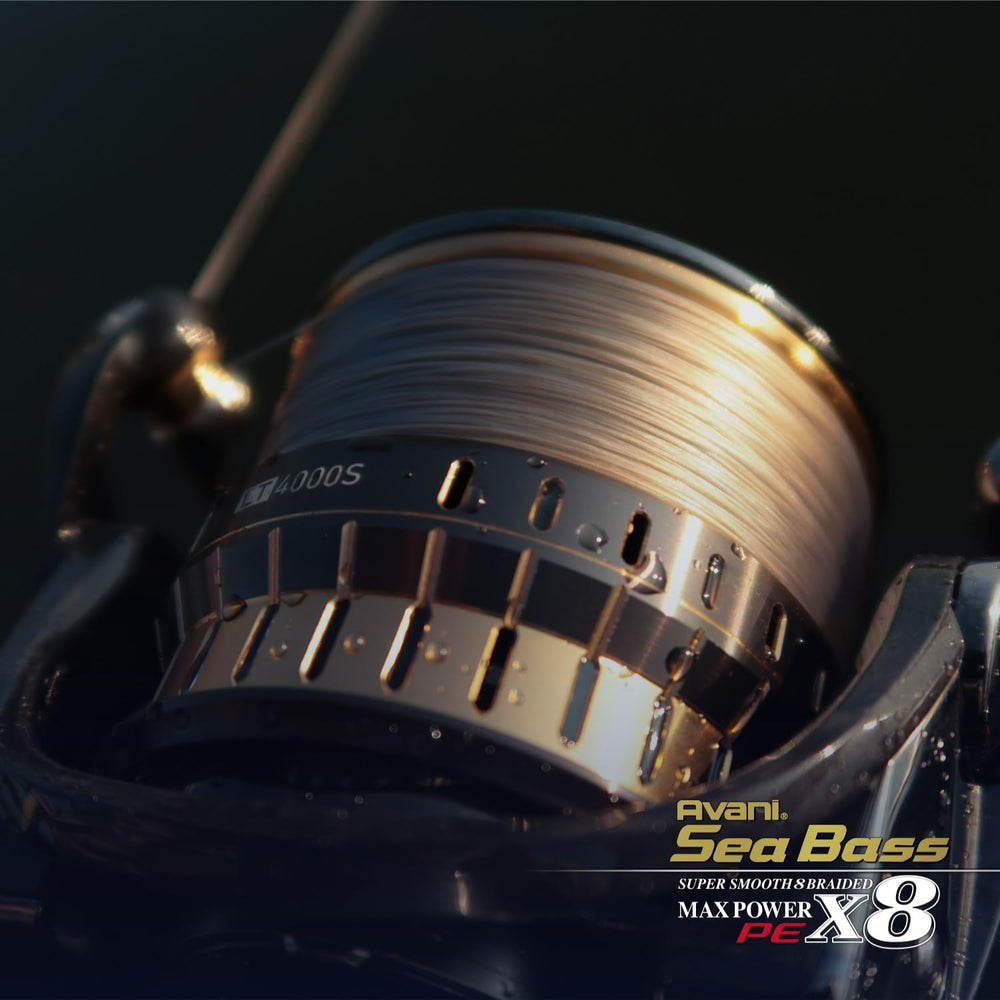 VARIVAS Avani Sea Bass Max Power PE x8 ultra-smooth diameter reduces line friction.